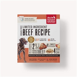 The Honest Kitchen Dog Lid Grain Free Beef 2 Lbs. Box