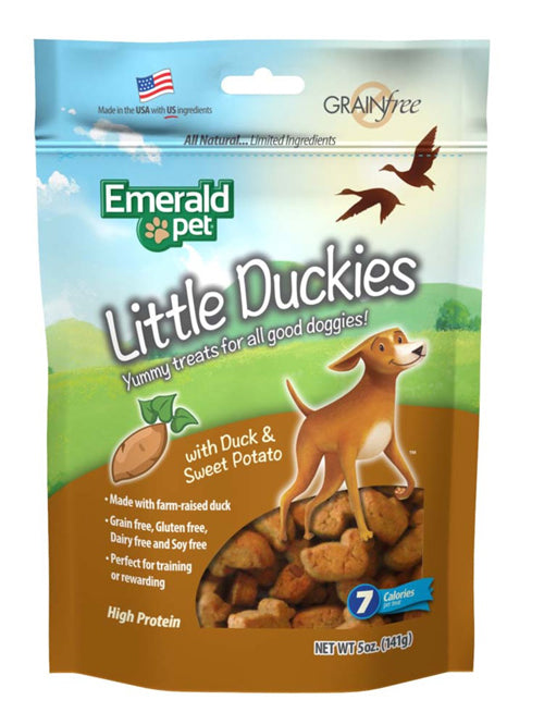 Emerald Pet Little Duckies and Sweet Potato Dog Treats 5 oz