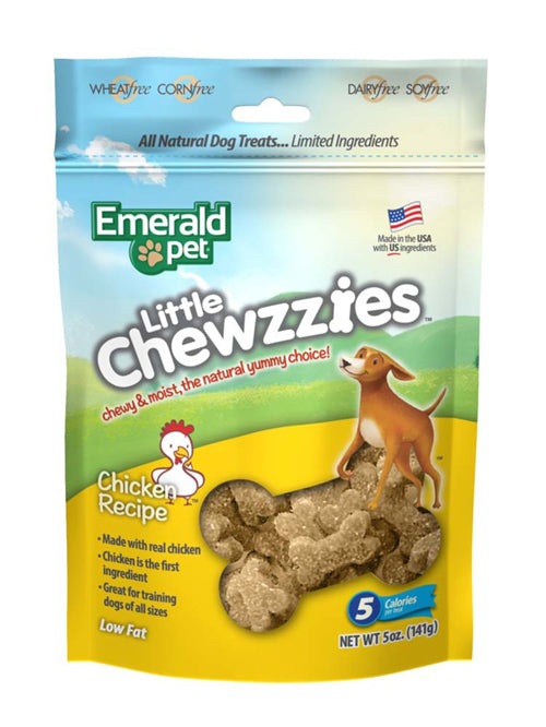 Emerald Pet Little Chewzzies Chicken Dog Treats 5 oz