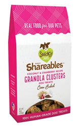 Snicky Snaks Dog Shareables Coconut and Cranberry Granola Clusters 6 Oz.