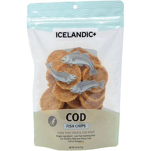 Icelandic+ Fish Treat - Cod Fish Chips Single Bag