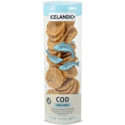 Icelandic Dog Cod Fish Chips 2.5Oz Tube (Case Of 6)