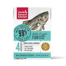 The Honest Kitchen Dog 99% Salmon and Pollock Meal Booster Wet Dog Food 5.5Oz Carton