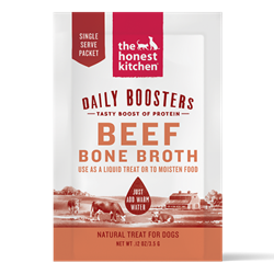 The Honest Kitchen Dog Cat Instant Bone Broth Beef 12 Count