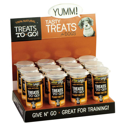 Etta Says! Dog Treats To Go Peanut Butter 12 Count