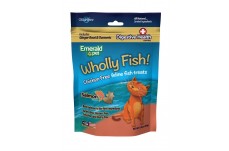 Emerald Pet Wholly Fish! Salmon plus Digestive Health Cat Treat 3 oz