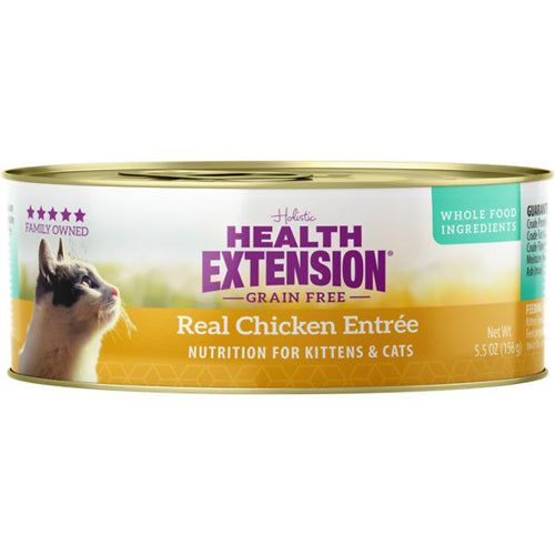 Health Extension Chicken Entrée Cat Food 5.5oz (Case of 24)