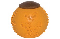 Starmark RubberTuff Dog Treat Ball Orange, 1ea/LG