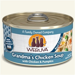 Weruva Cat Grandma?s Chicken Soup with Chicken & Pumpkin 3oz. Case Of 24