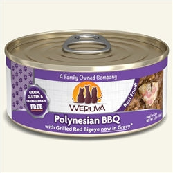 Weruva Cat Polynesian BBQ with Grilled Red Bigeye in Gravy 5.5oz. Case Of 24