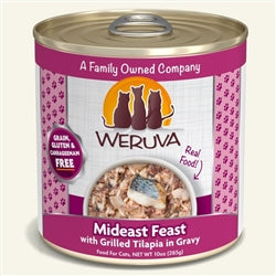 Weruva Cat Mideast Feast with Grilled Tilapia in Gravy 10oz. Case Of 12