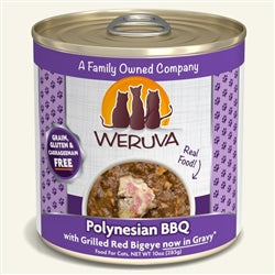 Weruva Cat Polynesian BBQ with Grilled Red Bigeye in Gravy 10oz. Case Of 12