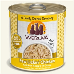 Weruva Cat Paw Lickin? Chicken Chicken Recipe in Gravy 10oz. Case Of 12