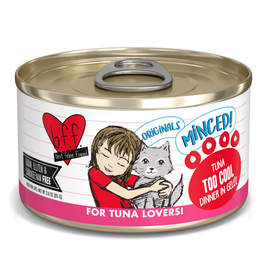 BFF Cat Originals Tuna Too Cool Tuna Dinner in Gel?e 3oz. (Case Of 24)