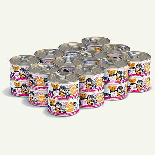 BFF Cat Originals Tuna & Salmon Soulmates Tuna & Salmon Dinner in Gel?e 3oz. (Case Of 24)