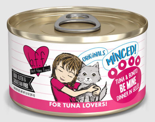 BFF Cat Tuna & Bonito Be Mine Dinner in Gel?e 3oz. (Case Of 24)