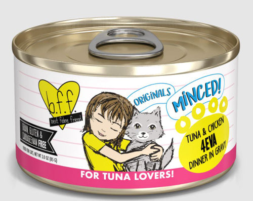 BFF Cat Tuna & Chicken 4Eva Dinner in Gravy 3oz. (Case Of 24)