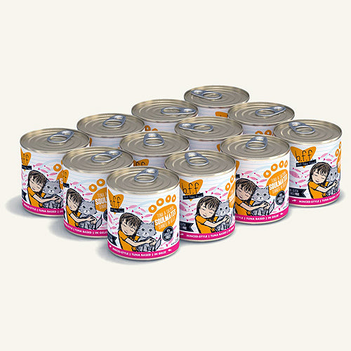 BFF Cat Originals Tuna & Salmon Soulmates Tuna & Salmon Dinner in Gel?e 10oz. (Case Of 12)