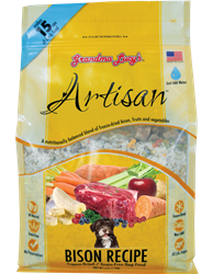 Grandma Lucys Dog Artisian Grain Free Bison 3 Lbs.