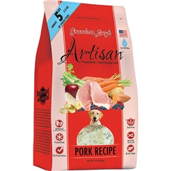 Grandma Lucys Dog Freeze-Dried Artisan Grain Free Pork 1Lb