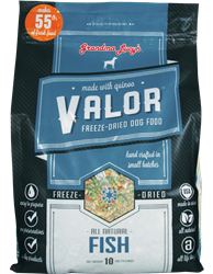 Grandma Lucys Dog Valor Freeze-Dried, Grain Free Fish Quinoa 10 Lbs.