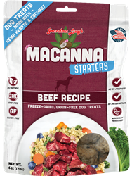 Grandma Lucys Dog Macanna Freeze Dried Beef Treat 6 Oz..