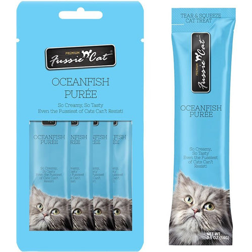 Fussie Cat Puree Oceanfish 2oz/18count