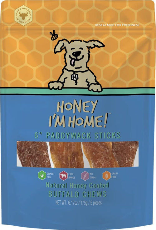 Honey Im Home Dog Buffalo Paddywack 5pk