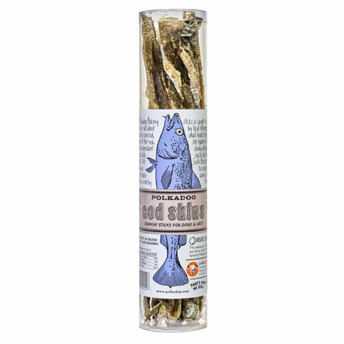 Polkadog Cod Skins Crunchy Dog & Cat Treats 2.5Oz