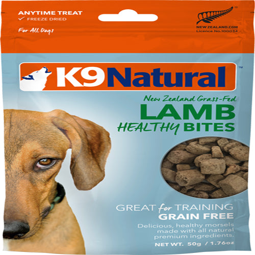 K9 Natural Dog Freeze Dried Bites Lamb 1.76 Oz.